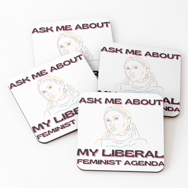 Item preview, Ask Me About My Liberal Feminist Agenda designed and sold by SaritasShop.