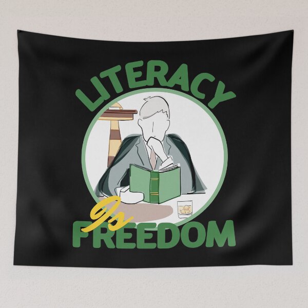 Item preview, LITERACY IS FREEDOM designed and sold by GAADesignz.