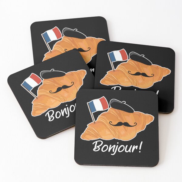 Item preview, Croissant - Funny French Food designed and sold by TheInkElephant.
