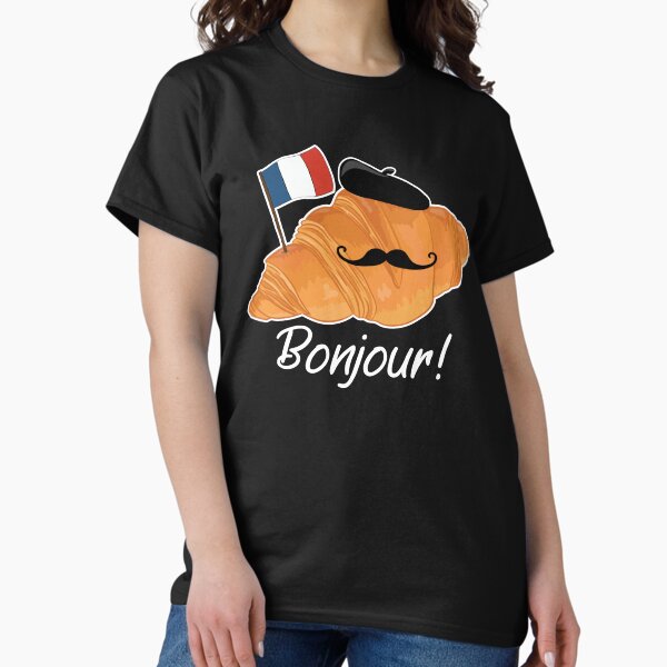 Item preview, Croissant - Funny French Food designed and sold by TheInkElephant.