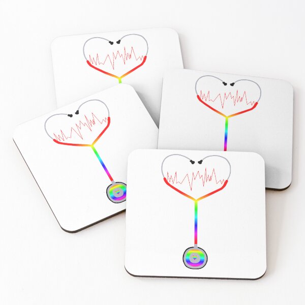 Item preview, Rainbow Heartbeat Stethoscope designed and sold by Deborah Camp.