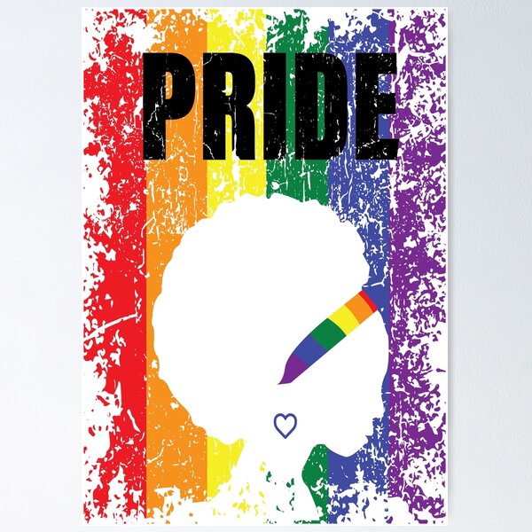 Item preview, Pride Silhouette  - Gay Pride designed and sold by MauveMoves.