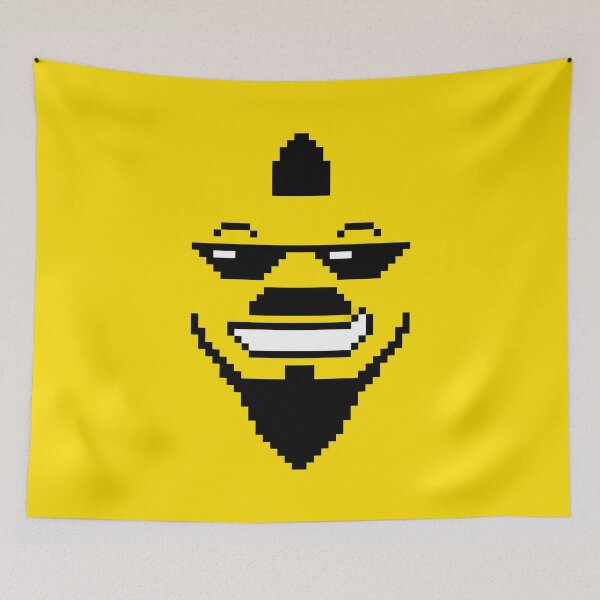 Item preview, Cool yellow emoticon with sunglasses and beard designed and sold by Francesko221.