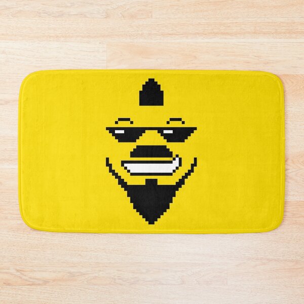 Item preview, Cool yellow emoticon with sunglasses and beard designed and sold by Francesko221.