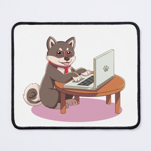 Item preview, Office Dog (Black) designed and sold by EdgeKagami.