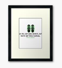 Sneakers - Matthew Daddario Framed Print