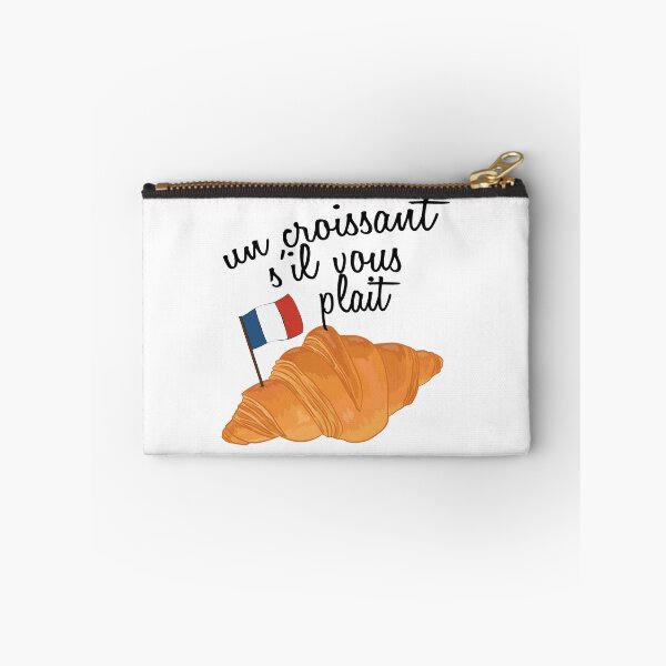 Item preview, Un Croissant Sil Vous Plait - Funny French Food designed and sold by TheInkElephant.