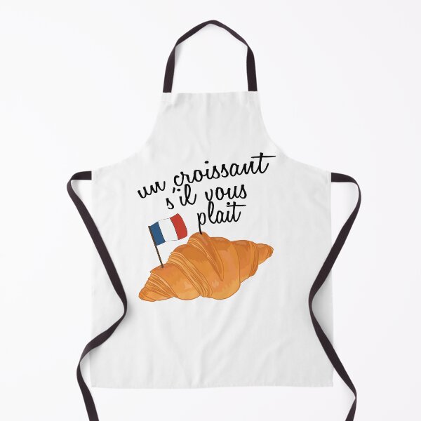 Item preview, Un Croissant Sil Vous Plait - Funny French Food designed and sold by TheInkElephant.
