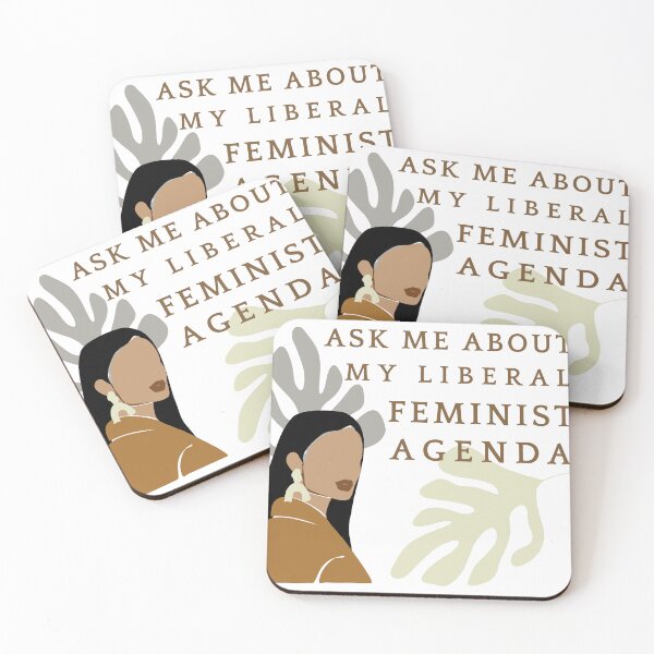 Item preview, Ask Me About My Liberal Feminist Agenda designed and sold by SaritasShop.