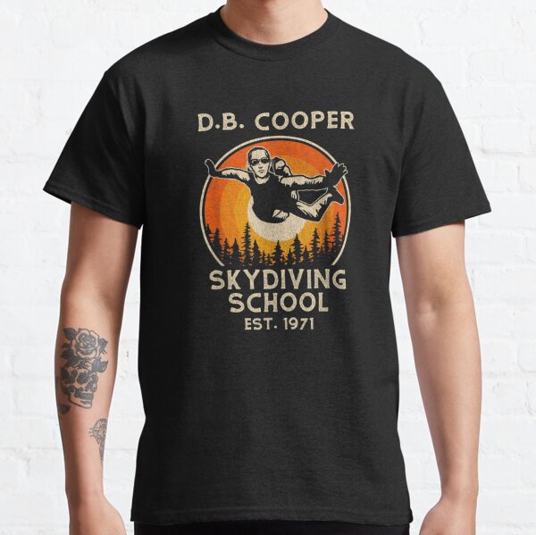 DB Cooper Skydiving School Classic T-Shirt
