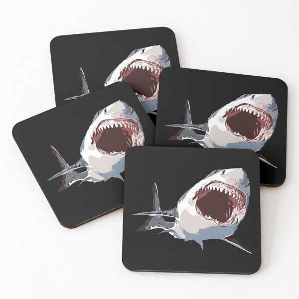Item preview, Shark Animals Art Paint Draw Design designed and sold by BK-Fishing.