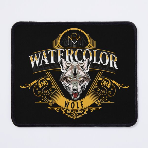Item preview, watercolor wolf designed and sold by bobe1design.