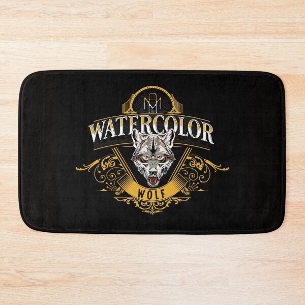 Item preview, watercolor wolf designed and sold by bobe1design.