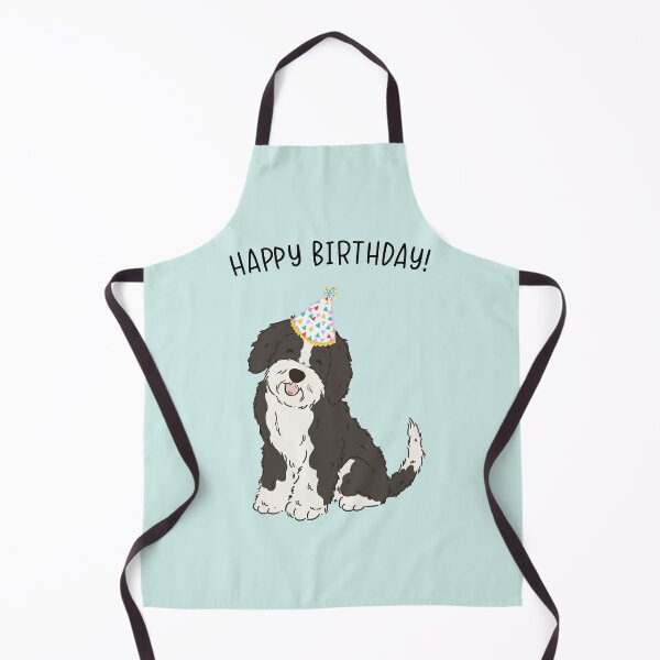 Item preview, Sheepadoodle Sheeppoo Doodle Dog Happy Birthday designed and sold by thepawster.