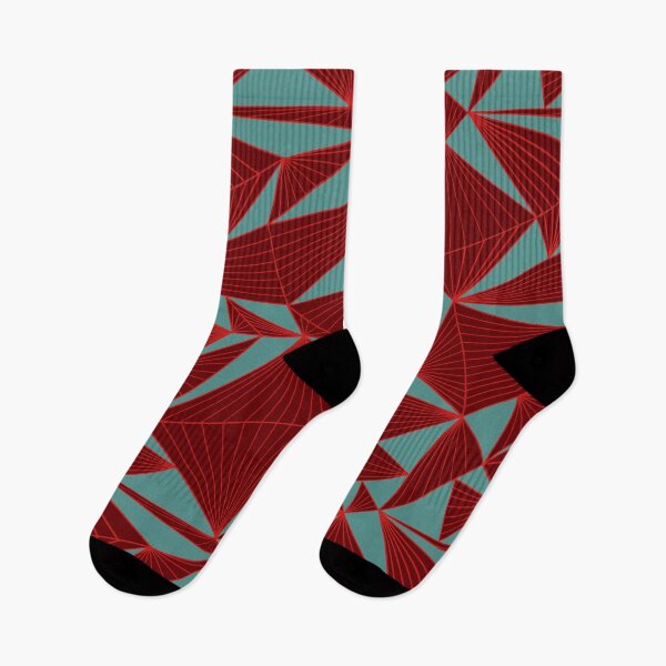 Item preview, Geometría Turquesa y Roja designed and sold by DesignsByJaycee.