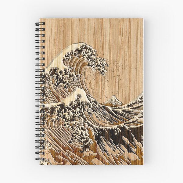 Item preview, The Great Hokusai Wave in Bamboo Inlay Style designed and sold by Garaga.