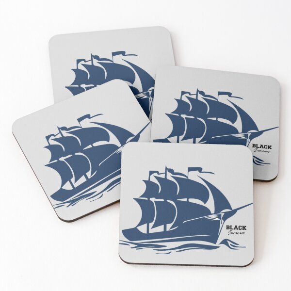Item preview, Black Summer Blue Summer Boat Outdoor Oak Fishing designed and sold by Yakisha Gates.