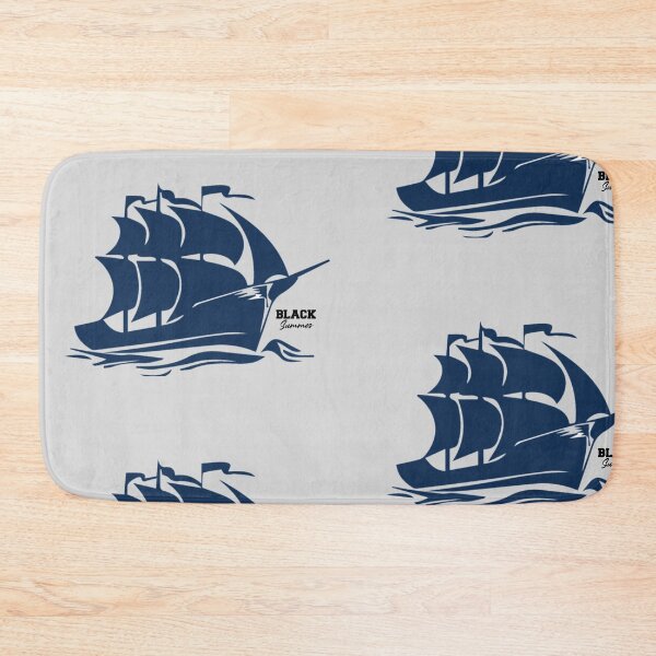 Item preview, Black Summer Blue Summer Boat Outdoor Oak Fishing designed and sold by Yakisha Gates.
