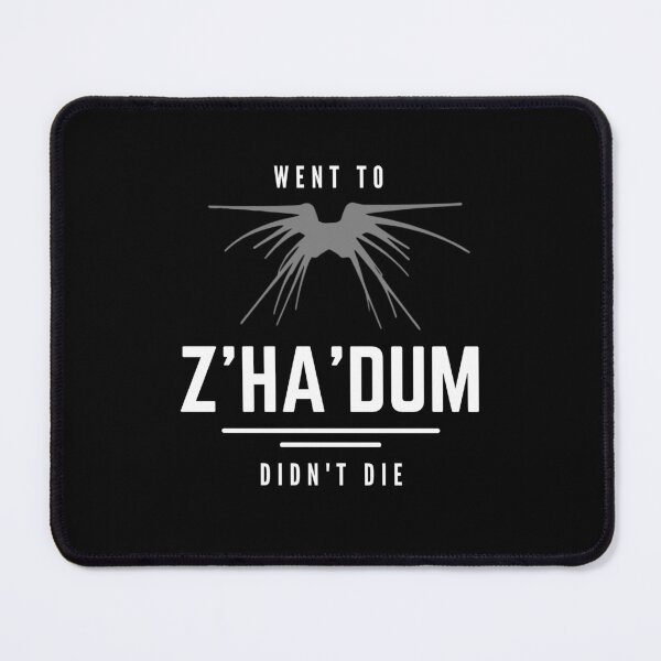 Item preview, Went to Z'ha'dum - Didn't Die - Shadow Ship - Black - Sci-Fi designed and sold by Fenay Designs.
