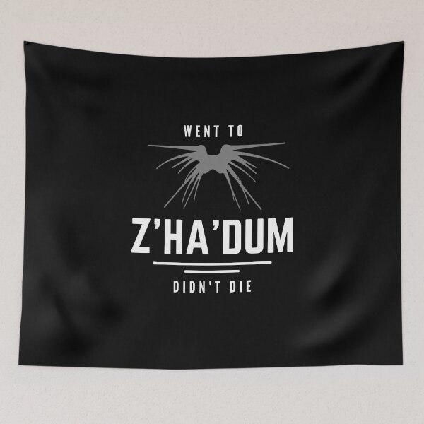 Item preview, Went to Z'ha'dum - Didn't Die - Shadow Ship - Black - Sci-Fi designed and sold by Fenay Designs.