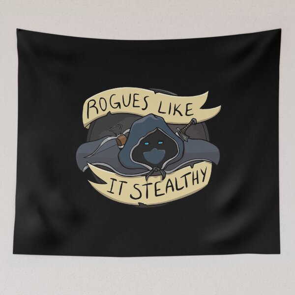 Item preview, "Rogues Like It Stealthy " Dnd Rogue Class Print designed and sold by ToplineDesigns.