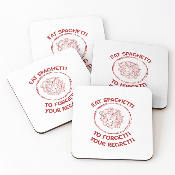 Item preview, Eat Spaghetti To Forgetti Your Regretti designed and sold by Halabe art.