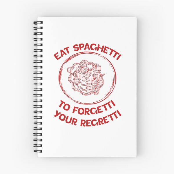 Item preview, Eat Spaghetti To Forgetti Your Regretti designed and sold by Halabe art.