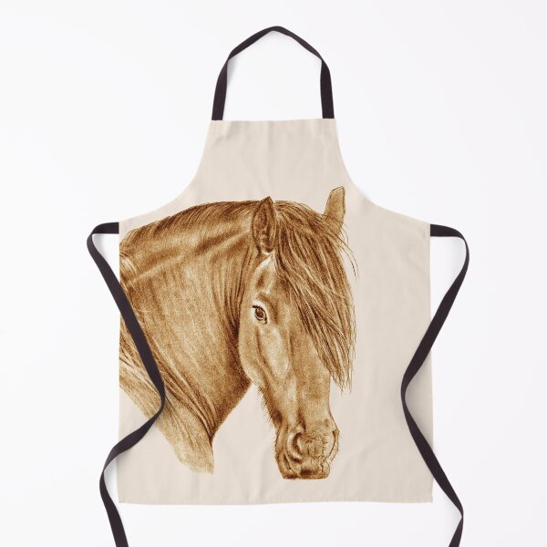 Item preview, Portrait of a Friesian - brown colorized version designed and sold by SylvieG18.