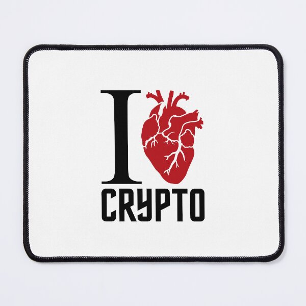 Item preview, I Heart Crypto designed and sold by CryptoBeings.