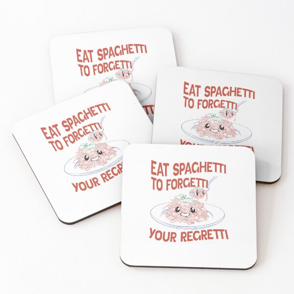 Item preview, Eat Spaghetti To Forgetti Your Regretti designed and sold by Halabe art.