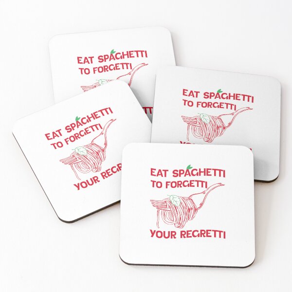 Item preview, Eat Spaghetti To Forgetti Your Regretti designed and sold by Halabe art.