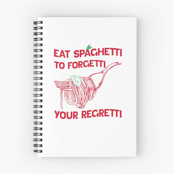 Item preview, Eat Spaghetti To Forgetti Your Regretti designed and sold by Halabe art.
