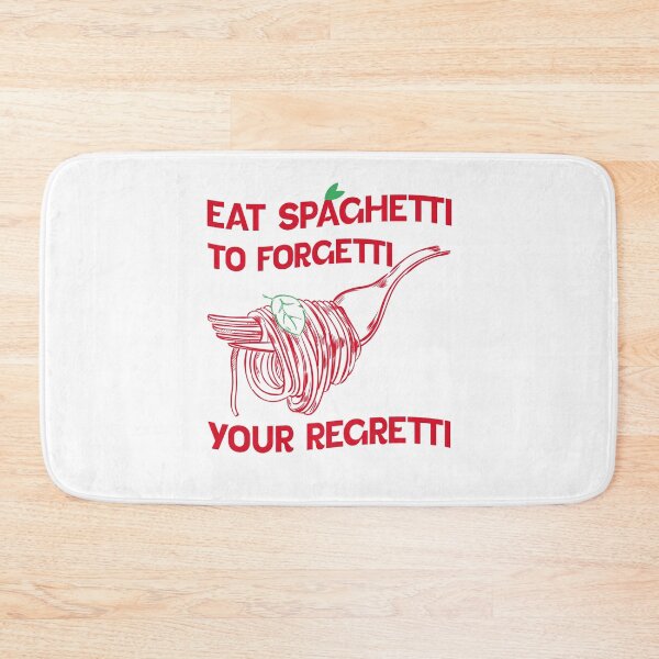 Item preview, Eat Spaghetti To Forgetti Your Regretti designed and sold by Halabe art.