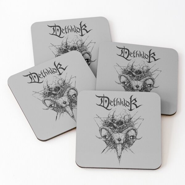 Item preview, Grey Dethklok Skulls designed and sold by Melodic Metal.