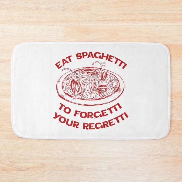Item preview, Eat Spaghetti To Forgetti Your Regretti designed and sold by Halabe art.