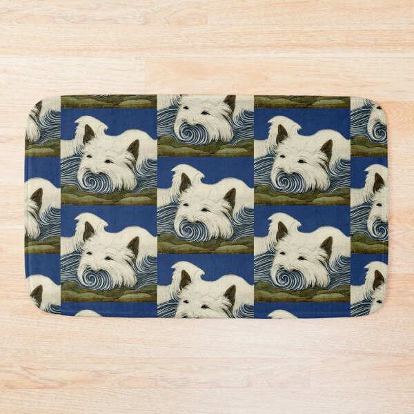 Item preview, Hokusai style westie dog  designed and sold by Fantasiarium.