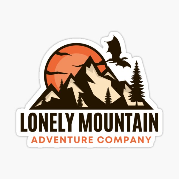 Lonely Mountain - Adventure Company - Fantasy Sticker