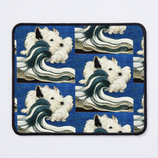 Item preview, Hokusai style westie dog  designed and sold by Fantasiarium.