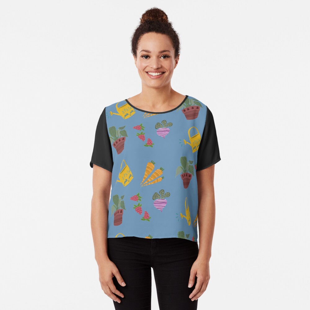 Gardening Chiffon Top