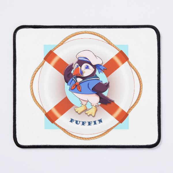Item preview, Puffin Sailor (Background & Text) designed and sold by EdgeKagami.