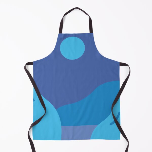 Item preview, BLUE MODERN POP'ART LANDSCAPE designed and sold by faizaart.