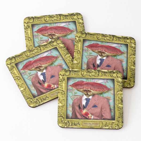 Item preview, Crab Man in Vintage Frame designed and sold by FaceTheStrange.