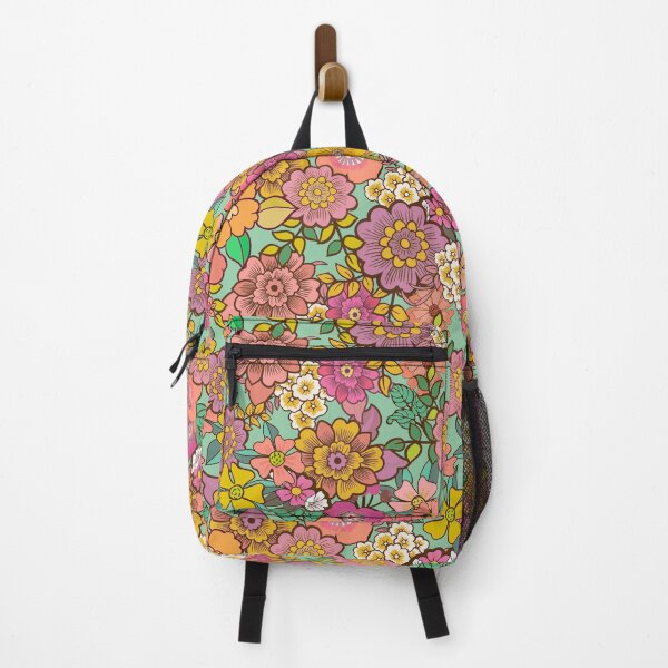 Item preview, Big boho floral pattern designed and sold by taika tori.