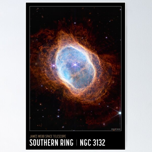 Item preview, NASA's James Webb Space Telescope Southern Ring Nebula NGC 3132 Images designed and sold by TouringDesigns.