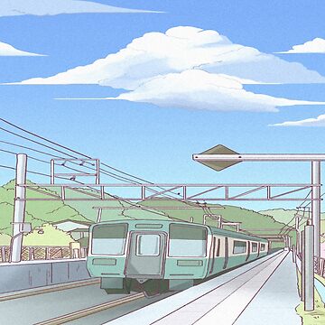 MikeHattsu Anime Journeys: Flying Witch - Train Station