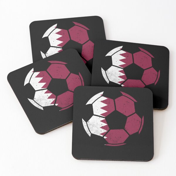 Item preview, Qatar Soccer Ball Flag Jersey Qatari Football Fan designed and sold by EIMgraphic.