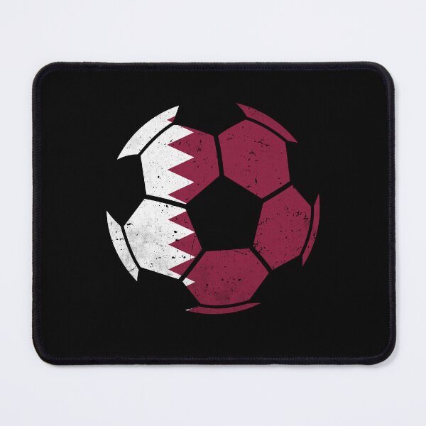 Item preview, Qatar Soccer Ball Flag Jersey Qatari Football Fan designed and sold by EIMgraphic.