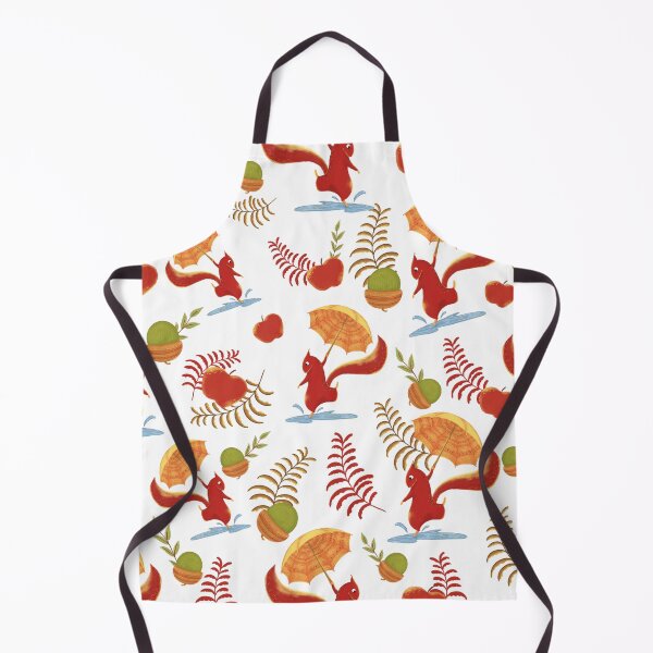 Item preview, Cute Squirrel Pattern Cute Fall Pattern Cute Autumn Fall Pattern Apple Acorn Umbrella Seamless Pattern Colorful Thanksgiving designed and sold by Stephen Scharf.