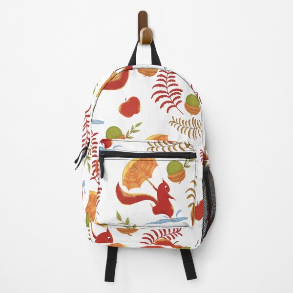 Item preview, Cute Squirrel Pattern Cute Fall Pattern Cute Autumn Fall Pattern Apple Acorn Umbrella Seamless Pattern Colorful Thanksgiving designed and sold by Stephen Scharf.
