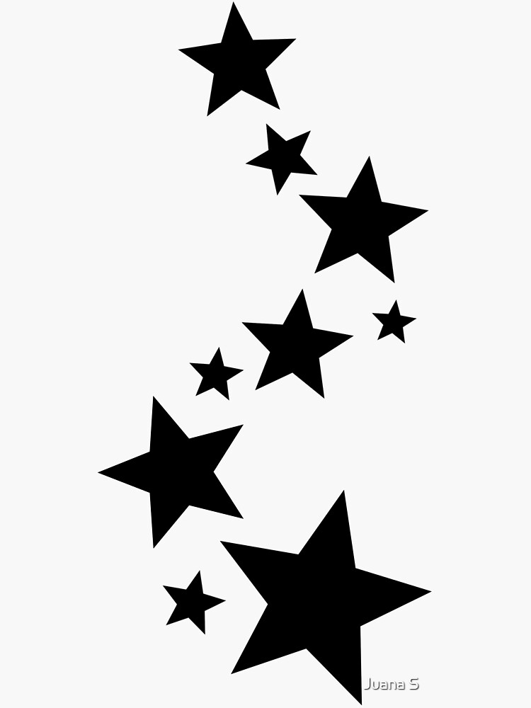 00s stars Sticker by Juana S